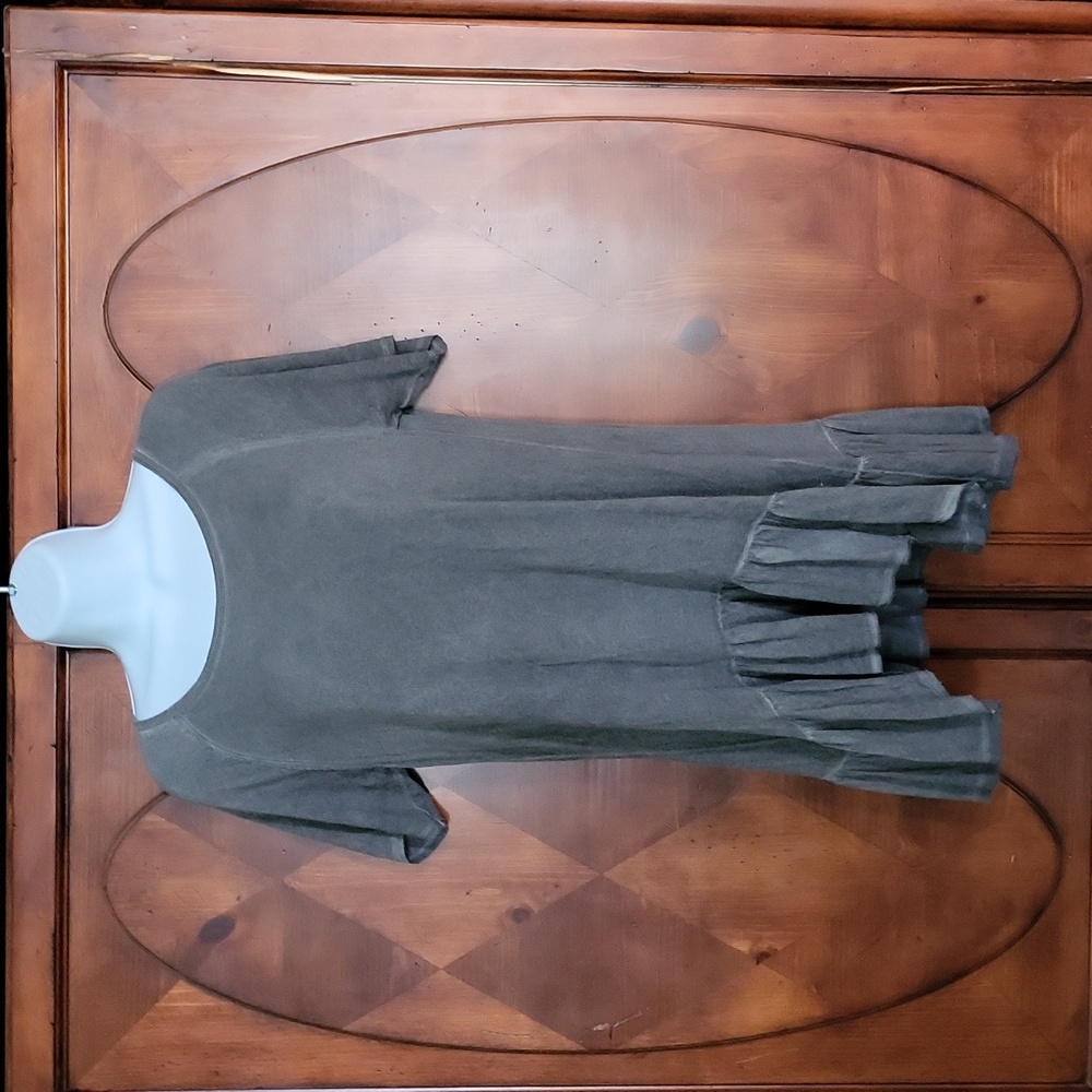 Dantelle high low tunic Grey rayon tunic